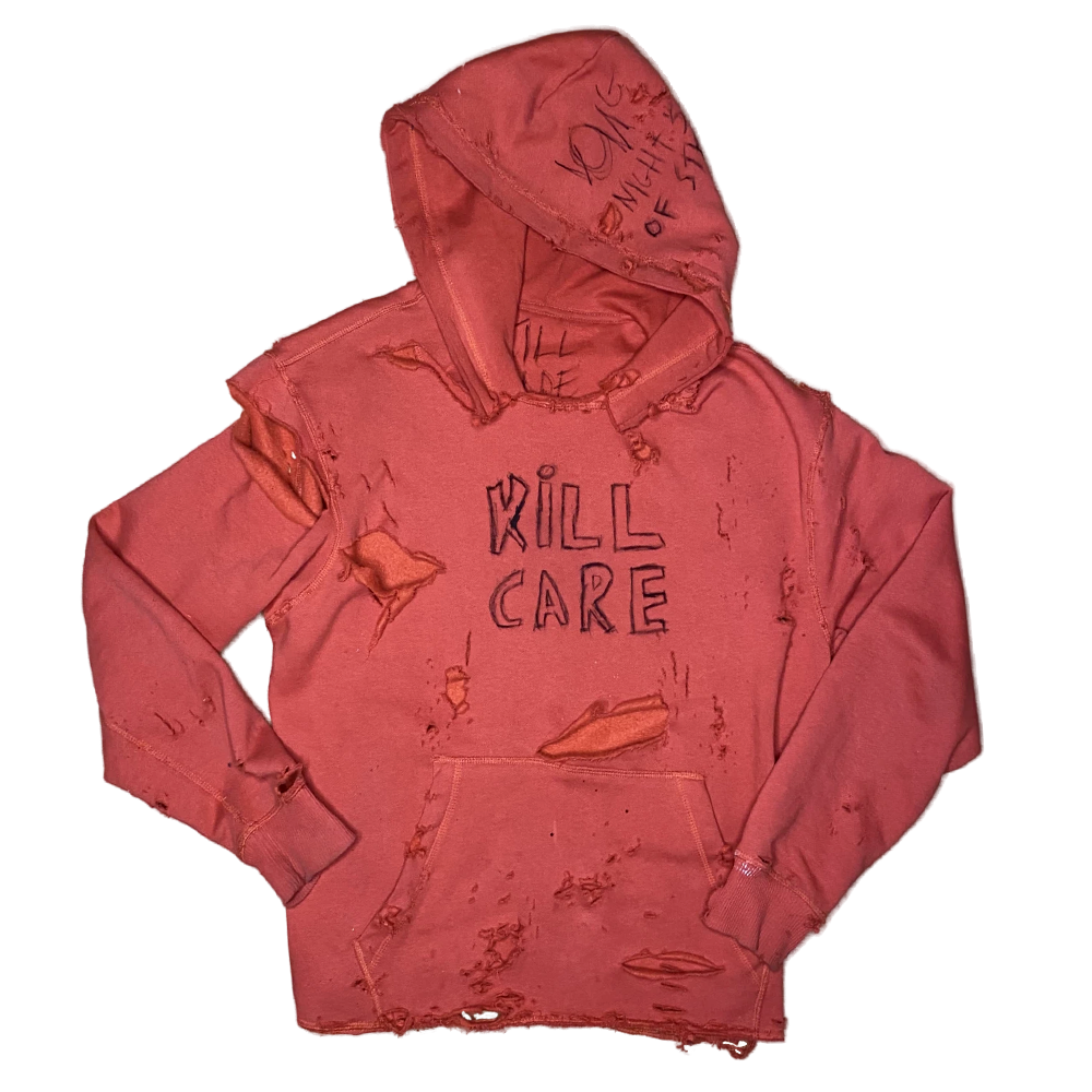 KILL CARE DESTROYED HOODIE