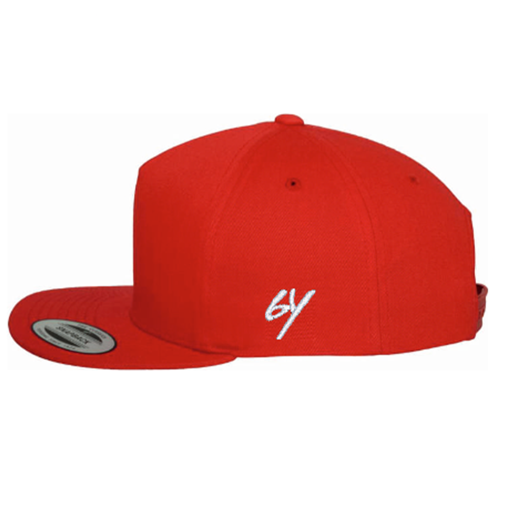 6Y RED SNAPBACK