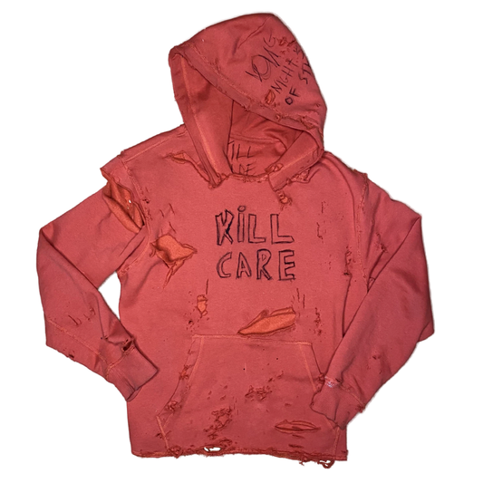KILL CARE DESTROYED HOODIE