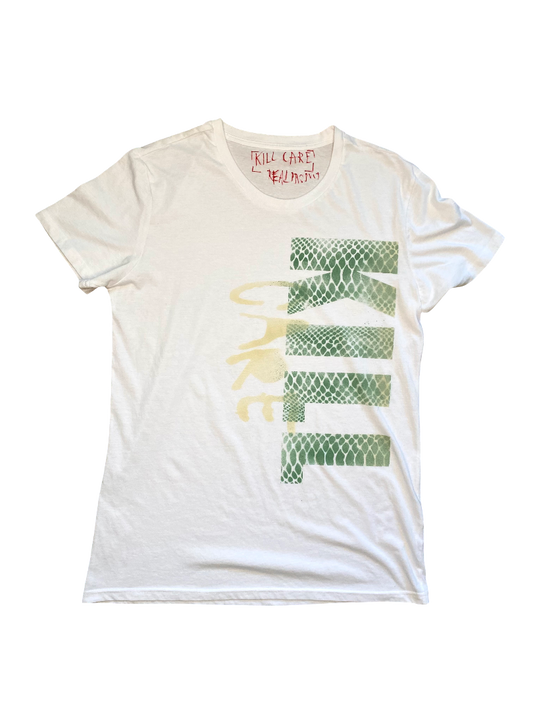 WHITE CROCODILLE TEE